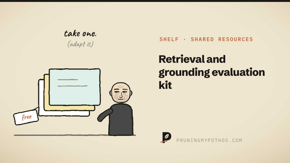 Cover illustration for Retrieval and grounding evaluation kit